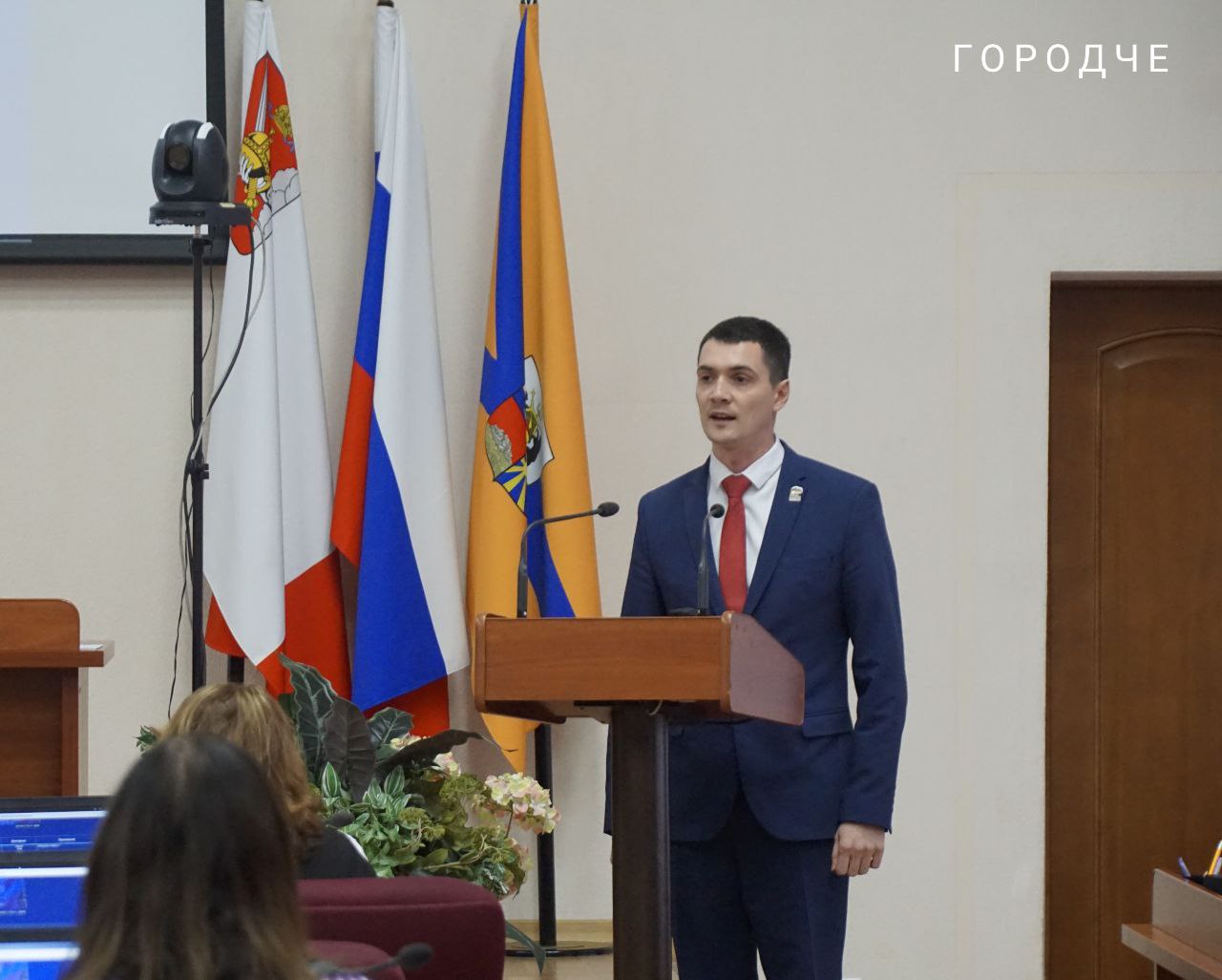 Тайным голосованием главой города Череповца выбран Роман Маслов За него проголосовали 23 из 23 присутствующих депутатов