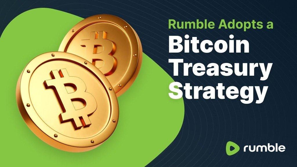 Rumble  аналог YouTube  решила принять Bitcoin-стандарт   Компания будет покупать BTC на баланс — для начала купит на $20 млн в качестве резервного актива.  Подписаться   Биржи : LBank   Blofin   Bitunix Получай бонусы — регистрируйся на бирже!