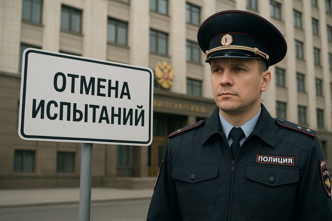 Испытания при поступлении в полицию могут отменить Государственная Дума РФ приняла в первом чтении законопроект который предусматривает отмену испытательного срока для граждан поступающих на службу в ОВД Как отмечается в пояснительной записке к документу действующая процедура испытаний негативно сказывается на процессе комплектования кадров Из за длительного испытательного срока часть кандидатов теряет мотивацию или вынуждена искать другую работу что приводит к нехватке сотрудников в подразделениях Авторы инициативы считают что отмена испытательного срока позволит ускорить процесс приёма на службу повысит привлекательность профессии полицейского и поможет сократить кадровый дефицит в системе МВД Предполагается что после вступления закона в силу кандидаты смогут сразу приступать к выполнению служебных обязанностей после прохождения всех необходимых проверок и профессионального отбора  Подпишись на Ведомственные вести