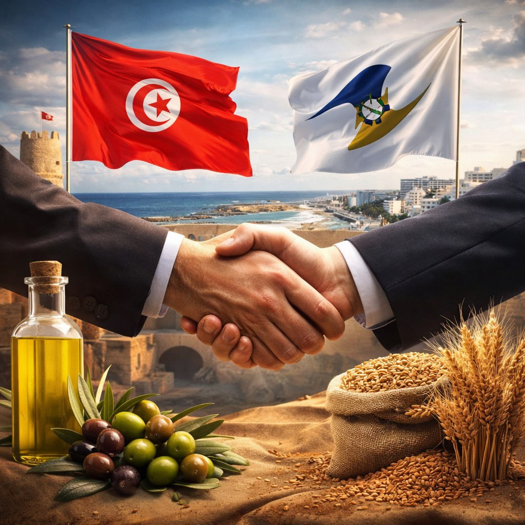 ЕАЭС и Тунис заключат соглашение о зоне свободной торговли Данный факт подтвердили в Министерстве экономического развития России по словам чиновников сейчас на финальном этапе согласования находится подготовка доклада совместной исследовательской группы и если всё будет хорошо то уже к июню могут начаться предметные переговоры с тунисской стороной Эксперты отмечают что если такое соглашение будет заключено то Тунис сможет увеличить экспорт оливкового масла в Россию и другие страны ЕАЭС тогда как наша страна нарастит поставки зерна Вместе с тем в Евразийской экономической комиссии подчеркнули что аналогичные переговоры сейчас ведутся и с Пакистаном И изоляция ЭКОНОМИКА Колючий Телеграм  Колючий Дзен Youtube