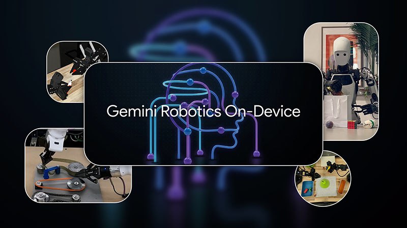 Google представляет ИИ для роботов, способный работать без интернета Google DeepMind анонсировала новую модель ИИ Gemini Robotics On-Device, которая позволяет роботам выполнять физические задачи без подключения к сети. Модель «зрение – язык – действие» способна обрабатывать голосовые команды и адаптироваться к новым условиям, используя всего 50-100 демонстраций для обучения в симуляторе MuJoCo. Роботы, обученные с помощью Gemini Robotics, например, гуманоидный Apollo и двурукий Franka FR3, могут успешно справляться с задачами, такими как сборка на конвейере. Эта модель особенно полезна в условиях, где стабильное интернет-соединение недоступно или требуется высокая безопасность. Также доступен первый набор инструментов для разработчиков Gemini Robotics SDK, позволяющий тестировать и настраивать модель. Оригинальная статья