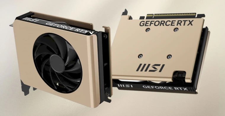 MSI представила компактную GeForce RTX 5050 INSPIRE 2X с одним вентилятором MSI добавила в линейку Blackwell компактную видеокарту RTX 5050 INSPIRE 2X с одним вентилятором небольшими габаритами и заводским разгоном   Характеристики Графический процессор NVIDIA GB207 Blackwell CUDA ядра 2560 Текстурные блоки TMU 80 ROP 32 RT ядра 20 Частота до 2602 МГц на 30 МГц выше эталона Видеопамять 8 ГБ GDDR7 шина 128 бит Скорость памяти 20 Гбит с пропускная способность 320 ГБ с TDP 130 Вт Питание один 8 контактный разъём Охлаждение система с одним вентилятором Габариты 147 120 45 мм одна из самых компактных в серии RTX 50 Порты 3 DisplayPort 2 1b 1 HDMI 2 1b Назначение идеальна для Mini ITX сборок и малогабаритных ПК Статус цена и дата выхода пока не объявлены Интересно на сколько сильно сделали говно Заказать сборку ПК в InterPC Наши каналы Мsi Nvidiа