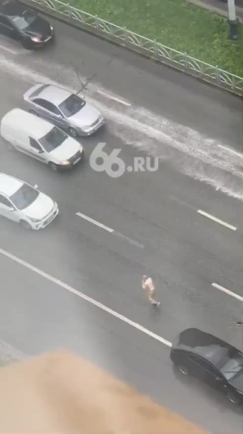 Обнаженный мужчина вызывает беспокойство на улицах Сочи и Екатеринбурга