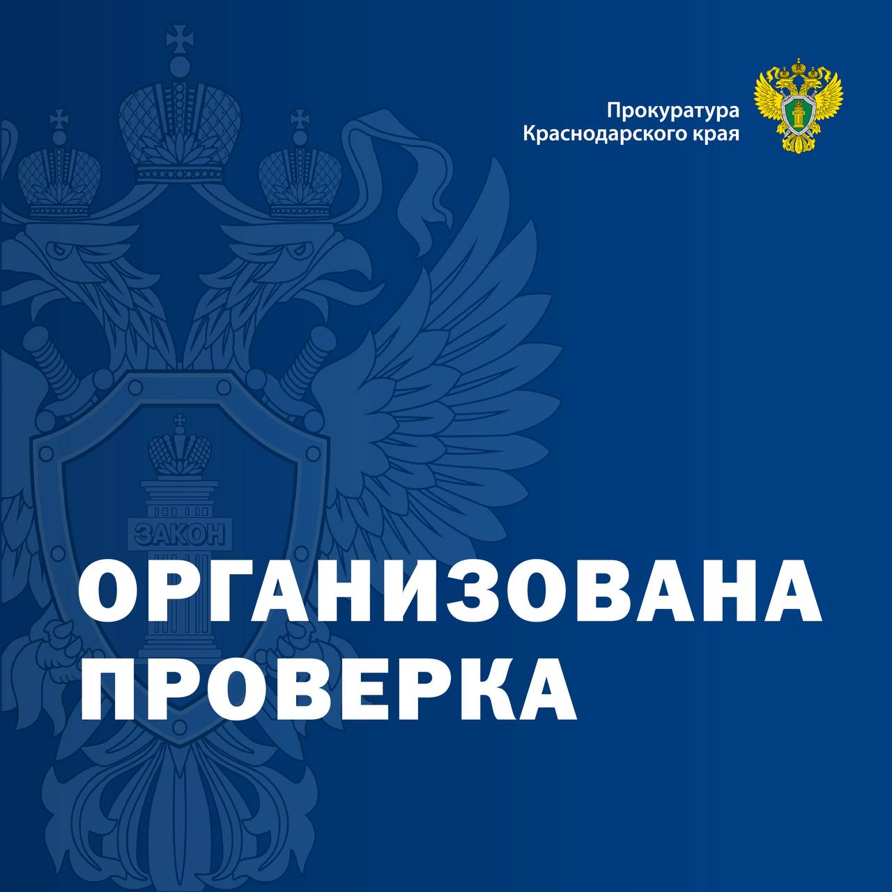 Прокуратурой Гулькевичского района организована проверка сведений, размещенных в социальных сетях, о нарушениях законодательства в центральной районной больнице Прокуратура Гулькевичского района организовала проверку исполнения федерального законодательства в ГБУЗ «Гулькевичская ЦРБ» министерства здравоохранения края. К прокурорской проверке привлечены специалисты министерства здравоохранения края, органов Росдравнадзора и Роспотребнадзора. В ходе ее проведения будет дана оценка действиям должностных лиц медицинского учреждения. При наличии оснований инициируется принятие мер прокурорского реагирования. Ход и результаты проверки находятся на контроле руководства прокуратуры района.