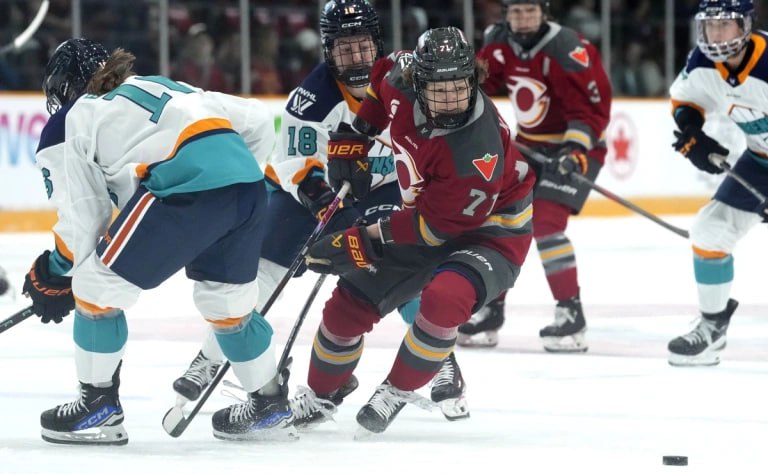 Уроженка Татарстана Фануза Кадирова стала первой россиянкой забросившей шайбу в Профессиональной женской хоккейной лиге Она отличилась в матче за Оттаву Чардж где набрала свои первые очки в сезоне вместе с Анной Шохиной   entermedia io news urozhenka tatarstana fanuza kadirova zabrosila pervuyu shajbu sredi rossiyanok v professionalnoj zhenskoj hokkejnoj lige