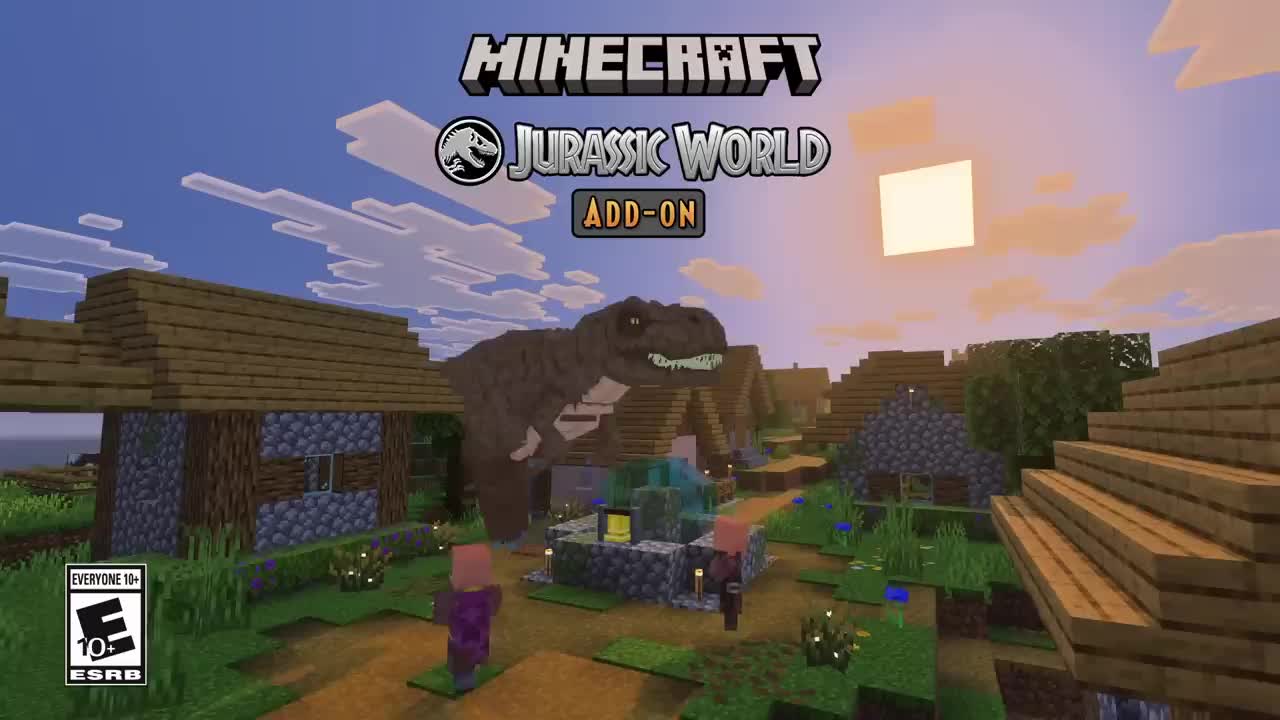 Minecraft запускает платное дополнение с динозаврами из Мир Юрского периода