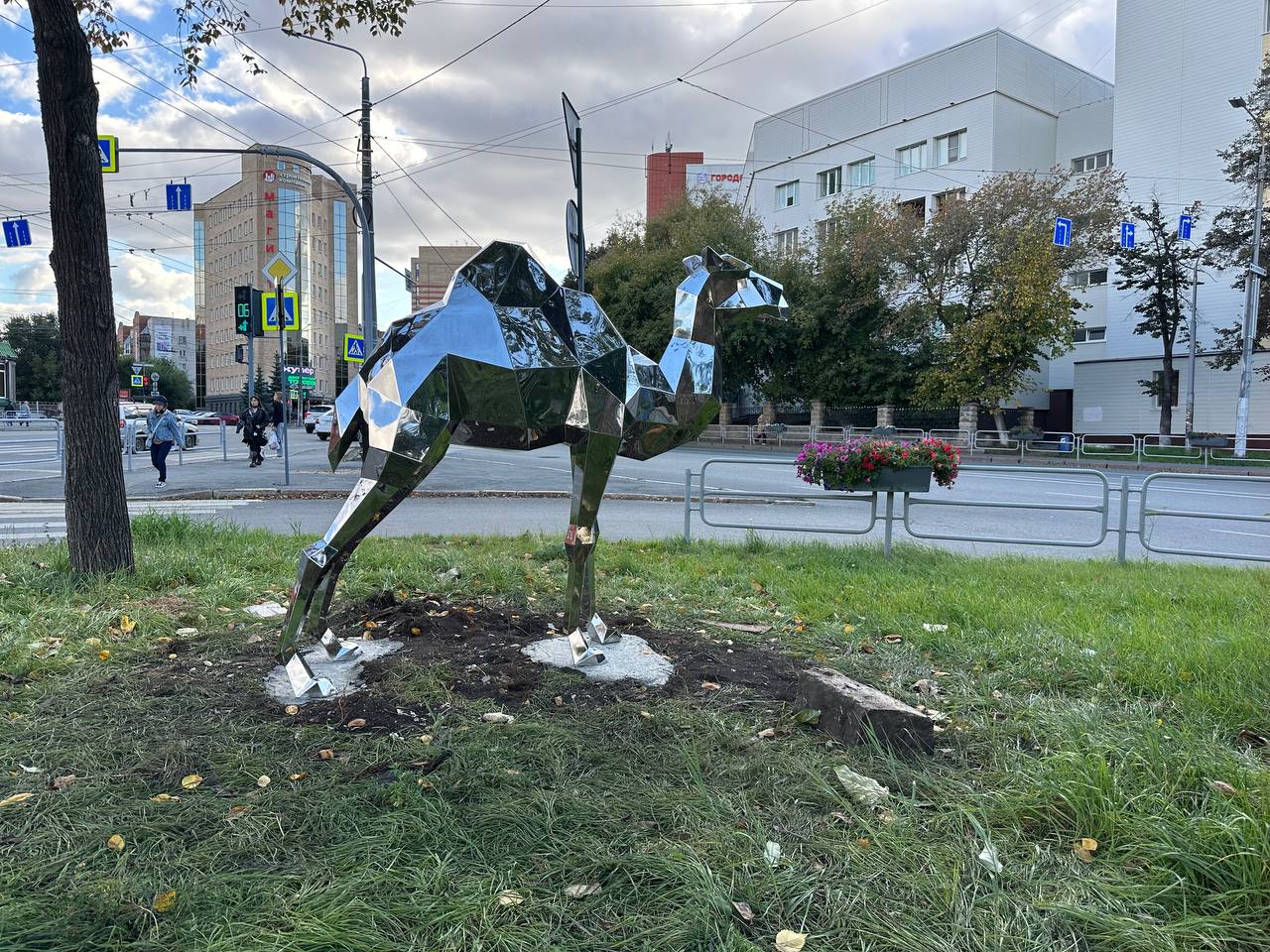 Двухметрового зеркального верблюда установили в центре Челябинска На пересечении улиц Воровского и Красной в преддверии 289 летия Челябинска установили новый арт объект Зеркальный верблюд станет постоянным украшением города Скульптура сделана из нержавеющей стали и установлена по инициативе администрации Центрального района прокомментировали в городской администрации Благоустройство вокруг нее завершат в ближайшие дни В Челябинске есть и другие арт объекты в виде верблюда Один из старейших металлическая скульптура на Кировке Еще одну узнаваемую инсталляцию можно найти напротив театра драмы имени Наума Орлова А возле памятника Курчатову рядом с Челябинским бором выстроился целый караван красочных верблюдов Подписаться на vecherchel   Голосовать за канал