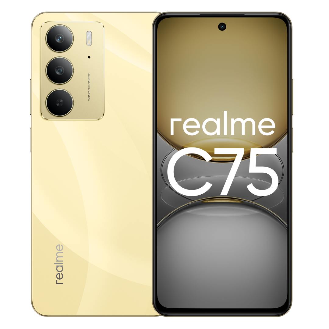 М.Видео-Эльдорадо начинает продажи смартфона realme C75, который сочетает в себе передовые технологии, высокую надежность и стильный дизайн    Максимальная прочность realme C75 — первый в мире смартфон, сертифицированный TÜV Rheinland по стандарту «Смартфон повышенной прочности» и протестированный по военному стандарту MIL-STD 810H. Он обладает защитой от воды и пыли IP69/IP68/IP66 и устойчив к падениям с высоты до 2 метров.    Высокая производительность Смартфон оснащен процессором G92 Max, оперативной памятью 8+16 ГБ, а также технологией AI Boost, которая оптимизирует работу устройства и улучшает пользовательский опыт.    Качественный звук realme C75 поддерживает технологию UltraBoom 400%, обеспечивая чистый и громкий звук, сравнимый с портативной колонкой.    Автономность и быстрая зарядка Батарея 5828 мАч обеспечивает до 24 дней работы в режиме ожидания, а зарядка мощностью 45 Вт позволяет восполнить заряд на 3 часа разговора всего за 5 минут.    Цвета: черный, золотой.   Цена: от 15 999 руб.