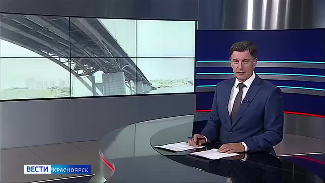 Обнаружение мазутной плёнки на Енисее у Николаевского моста