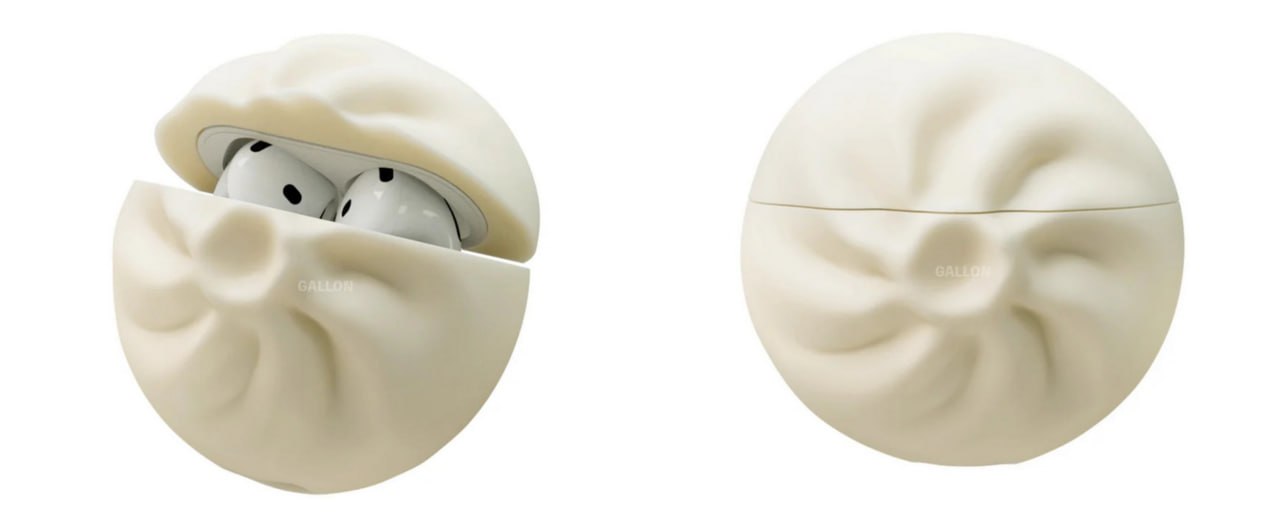 Наушники в виде хинкали новинка осени 2025 года Чехлы для AirPods уже можно купить Они подходят моделям AirPods Pro 1 3 и AirPods 4 Цена 4520 японских йен 30 7 Производитель также обещает влажную текстуру наушников напоминающую реальное тесто Сайт Телеграм Инстаграм YouTube