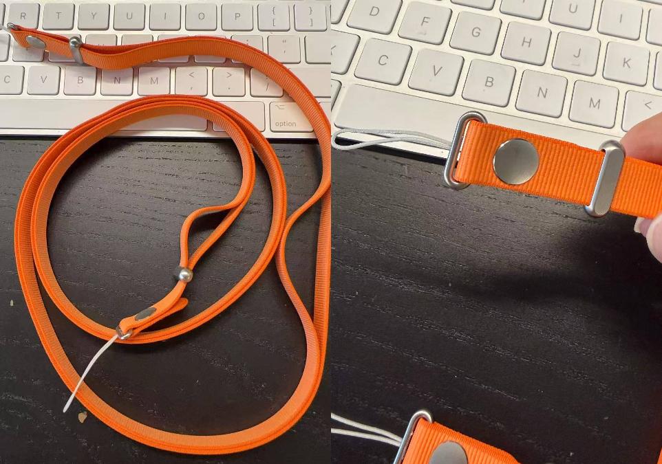 Реальные фото нового ремешка для iPhone 17 Apple готовит Crossbody Strap Ютубер Сонни Диксон опубликовал первые живые снимки нового аксессуара Apple фирменного ремешка Crossbody Strap для iPhone 17 Судя по фотографиям ремешок выполнен из нейлона похожего на материал который компания использует в браслетах для Apple Watch Вместо привычных застёжек Apple применяет магнитную систему на концах ремня установлены кольца с противоположной полярностью благодаря чему ремешок фиксируется без крючков и петель Аксессуар позиционируется как удобное решение для тех кто хочет носить iPhone через плечо и всегда держать его под рукой Всё указывает на то что ремешок представят вместе с линейкой iPhone 17 на презентации Apple уже сегодня Прямую трансляцию события мы проведем на русском языке в нашем канале присоединяйтесь в 20 00 по московскому времени appleinside apple appleinside iphone17