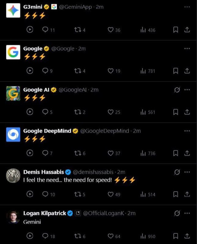 Google готовит новую модель Gemini 3 Flash Google через свои аккаунты в X намекает на выпуск Gemini 3 Flash возможно это текстовая модель Вопрос в том появится ли также более быстрая и бюджетная версия Nano Banana Flash t me neurosphera