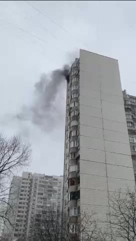 Пожар в банном комплексе Siberia на северо-востоке Москвы