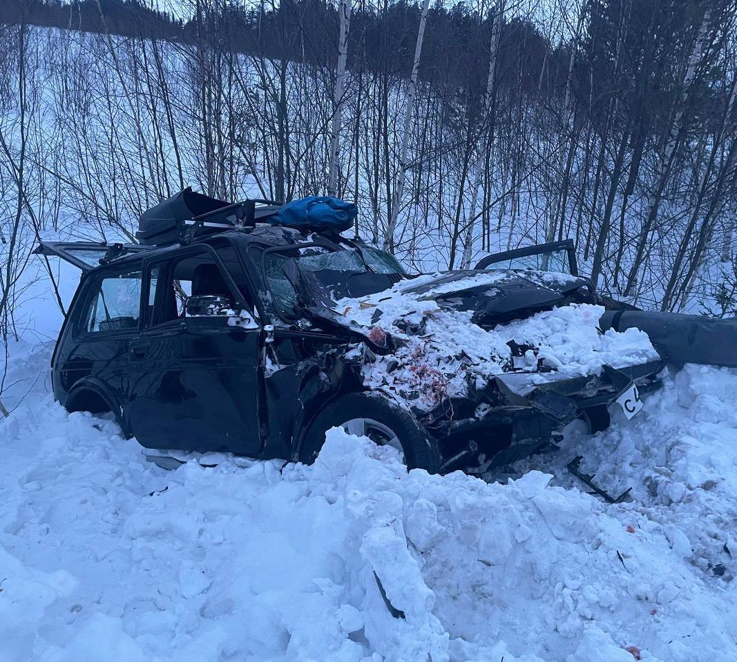 Водитель грузовика, сбившего «Ниву» с четырьмя пассажирами в Бурятии, был пьян   Подробности страшного ДТП, в котором погибли два человека, раскрыли в УГИБДД Бурятии. Как оказалось, водитель грузового автомобиля «Shacman» ехал в пьяном состоянии со стороны села Кичера в Северобайкальск. По пути он выехал на встречку и лоб в лоб столкнулся с «Нивой», где ехали четыре человека.  - Результат освидетельствования водителя грузового транспортного средства составил 0,35 мг/л, - отметили в УГИБДД Бурятии.  Напомним, авария произошла сегодня, 3 марта, днем в Северобайкальском районе. Водитель «Нивы» и пассажир, ехавший на переднем сиденье, погибли. Еще двух пассажиров легковушки госпитализировали с различными травмами.