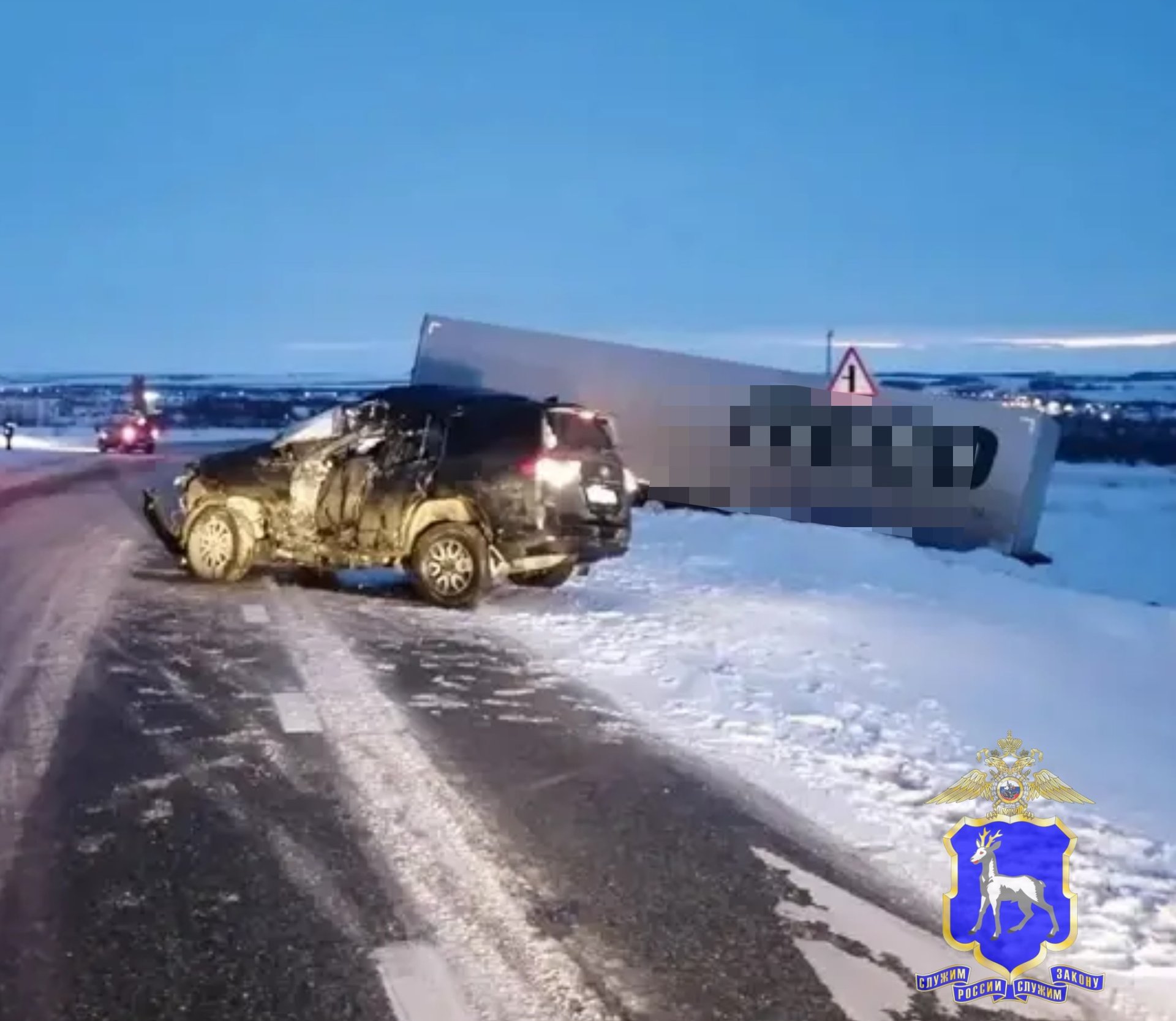 В Самарской области в ДТП с большегрузом погиб водитель внедорожника Происшествие случилось 20 февраля в Пестравском районе   oboz info v samarskoj oblasti v dtp s bolshegruzom pogib voditel vnedorozhnika