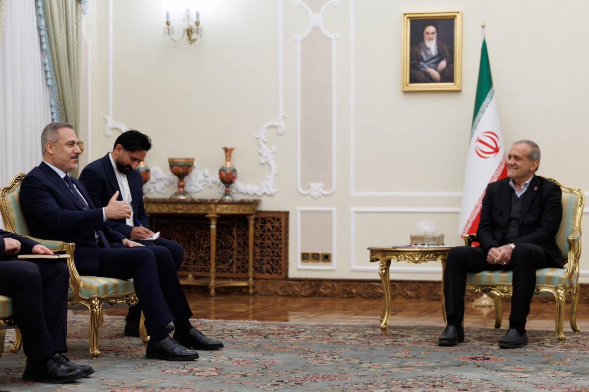 Глава МИД Турции Хакан Фидан встретился с президентом Ирана Масудом Пезешкианом Caucasian bureau