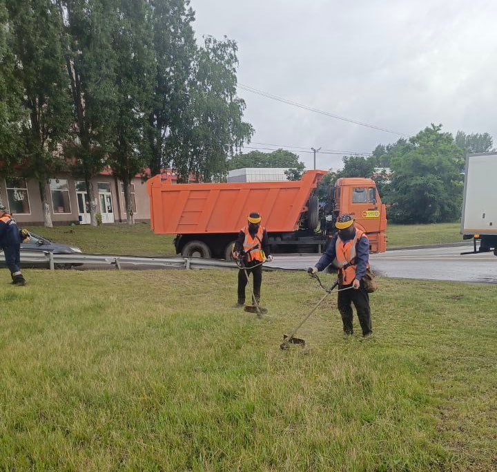 В Курске продолжаются работы по наведению чистоты на улицах. По информации комитета ЖКХ, в уборке участвуют 70 человек и 52 единицы техники. Подрядчики занимаются очисткой дорог, тротуаров, остановок общественного транспорта и прилегающих территорий. Они собирают мусор, стригут траву вдоль дорог, а также удаляют пыль и грязь. Кроме того, специалисты проводят влажную уборку.