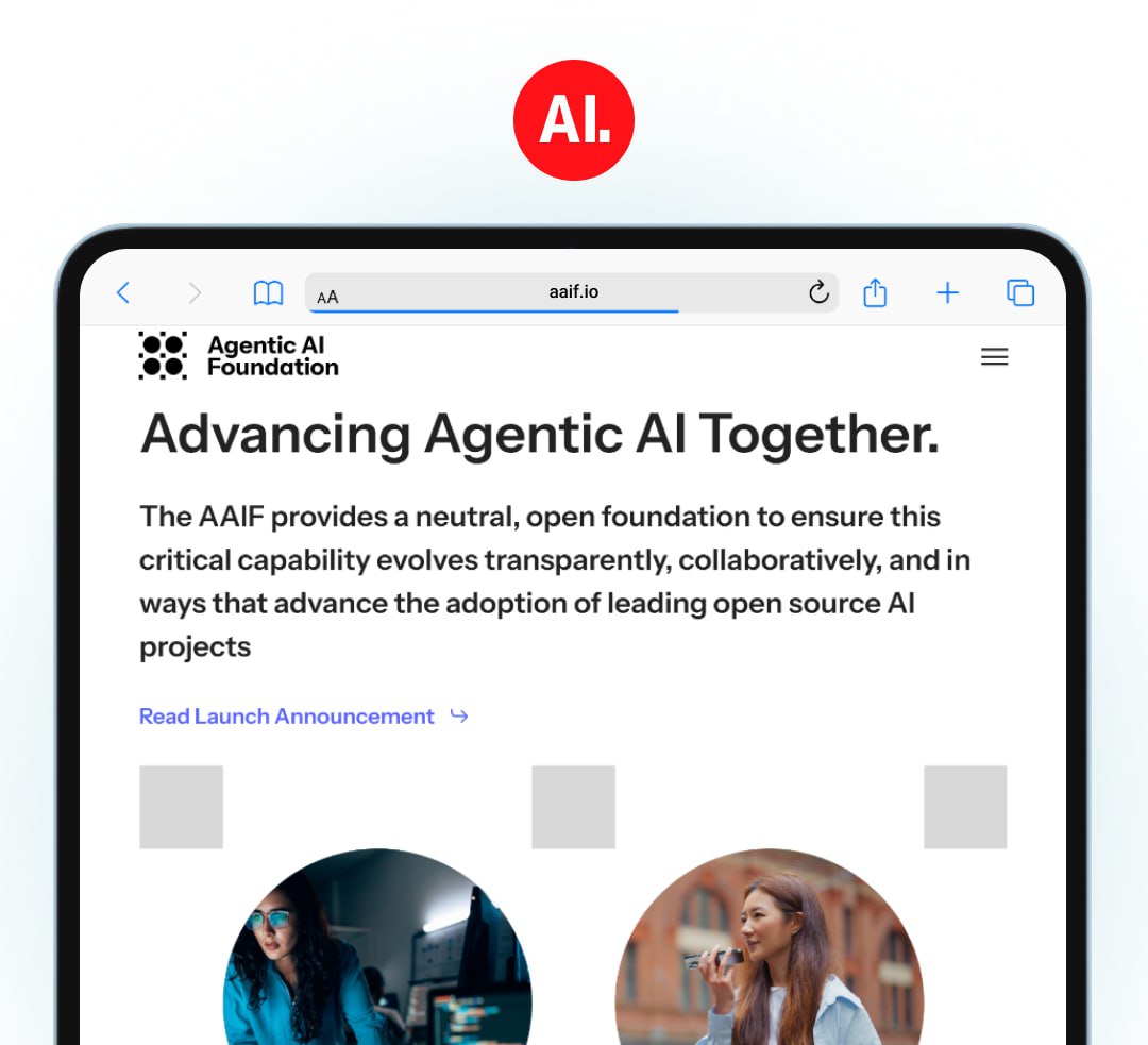Anthropic OpenAI и Block основали Agentic AI Foundation фонд в рамках open source инициативы Linux Foundation которая развивает ядро Linux PyTorch RISC V и другие глобальные проекты с открытым кодом Anthropic передает фонду протокол MCP Block фреймворк goose OpenAI стандарт AGENTS md Объединение проектов на нейтральной площадке должно позволить им развиваться прозрачно оставаться доступными для всех и закрепиться как удобный универсальный стандарт в индустрии Платформу также поддержали Google Amazon Microsoft Cloudflare и другие компании