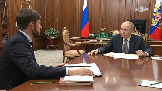 Путин и Эдельгериев обсудили международное регулирование водных ресурсов