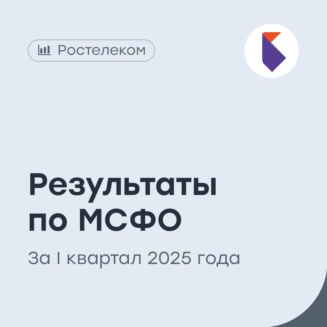 «Ростелеком»: а будут ли дивиденды? Телекоммуникационный провайдер представил отчет по МСФО за I квартал 2025 года: Выручка выросла на 9% год к году и составила 190,1 млрд рублей. Чистая прибыль снизилась на 46%, до 6,8 млрд рублей. Показатель OIBDA снизился на 1% и составил 73,7 млрд рублей. Рентабельность по OIBDA составила 38,8% против 42,8% годом раннее. Капитальные вложения выросли на 14%, до 43,9 млрд рублей. Чистый долг, включая обязательства по аренде, вырос на 5% с начала года и составил 696,6 млрд рублей. Чистый долг / OIBDA — 2,3х. #RTKM