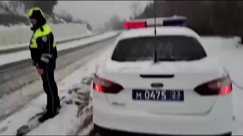 Ограничение движения большегрузов в Сочи из-за плохих погодных условий