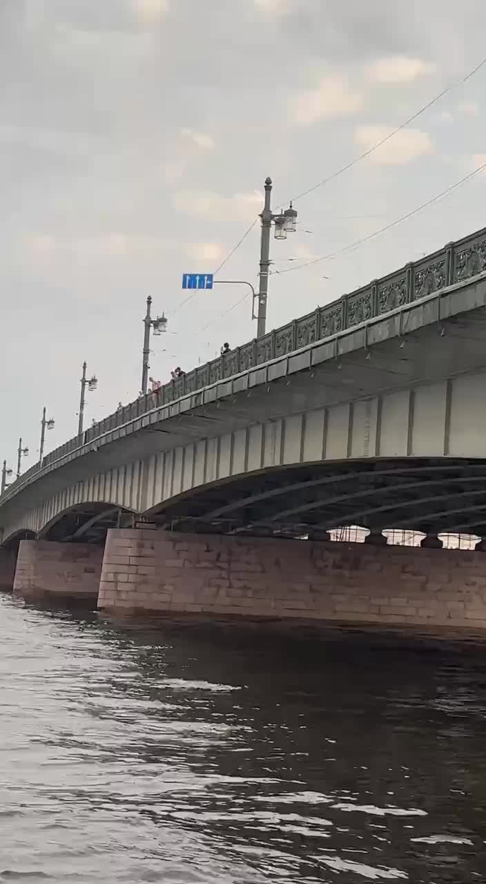 Мужчина прыгнул с Дворцового моста и выплыл самостоятельно