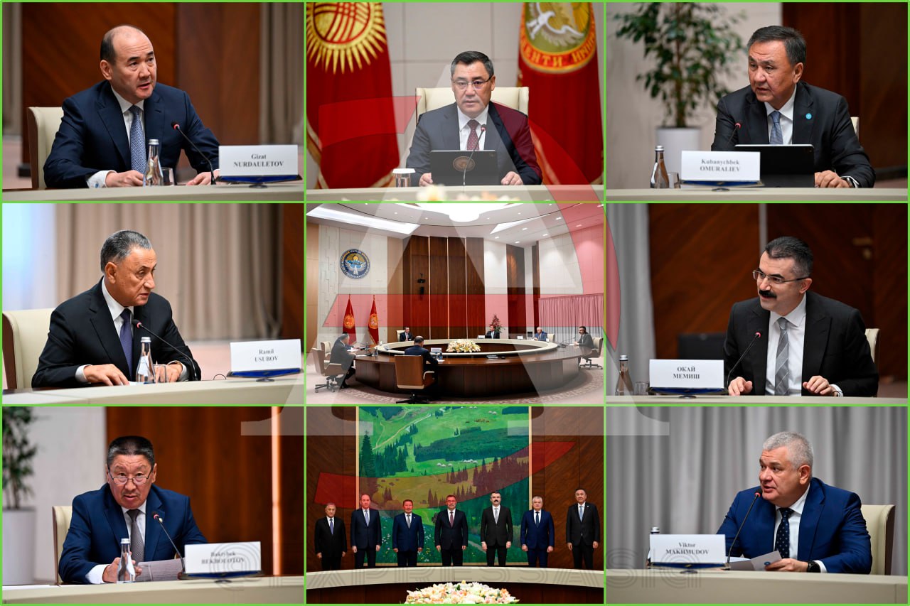 Президент Кыргызстана принял секретарей Совбезов стран ОТГ Садыр Жапаров встретился в Бишкеке с делегациями участвующими в IV встрече секретарей Советов безопасности Организации тюркских государств В заседании приняли участие руководители Совбезов Азербайджана Казахстана Турции Узбекистана и Кыргызстана а также Генеральный секретарь ОТГ Кубанычбек Омуралиев Обсуждение охватило вопросы региональной и международной безопасности Среди тем борьба с терроризмом киберугрозы и координация совместных действий в сфере безопасности Жапаров отметил что Кыргызстан в период своего председательства делает всё возможное для расширения сотрудничества между тюркскими странами Президент подчеркнул что взаимодействие в рамках ОТГ развивается не только в области внешней политики и обороны но и в экономике энергетике туризме цифровизации и даже космосе Он напомнил о принятых документах Видение тюркского мира 2040 и Стратегии ОТГ на 2022 2026 годы которые заложили основу для совместной работы против экстремизма незаконной миграции и транснациональной преступности Кыргызстан всегда выступает за дипломатическое урегулирование конфликтов Уверен что сегодняшняя встреча станет шагом к укреплению стабильности и откроет новые перспективы для всего тюркского мира заявил Жапаров Гости отметили активную роль Кыргызстана в качестве председателя ОТГ и выразили готовность к укреплению стратегического партнёрства в вопросах безопасности ℹ  Ранее президент Кыргызстана провел встречу с религиозными лидерами ОТГ Кыргызстан ОТГ         ExpressAsia