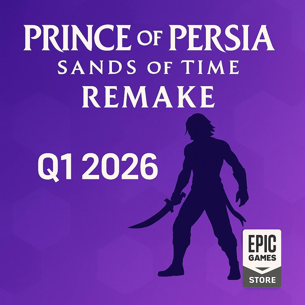 Prince of Persia: The Sands of Time Remake — окно релиза наконец обозначено: Q1 2026! Утром аккаунт вытащил из финансового отчёта Ubisoft новую строку: «Prince of Persia: The Sands of Time Remake — FY25/26 Q1» то есть январь‑март 2026 . Что это значит • После бесконечных переносов изначально планировался ещё на 2021‑й у ремейка впервые появилось конкретное окно. • Проект официально перебрали в основную студию Ubisoft Montréal; теперь ясно, что команда берёт ещё полтора года на полировку. • Ремейк, по словам Ubi, «полностью переписывает анимацию, бой и паркур» на движке Anvil‑Next 2.0 — будет ближе к Assassin’s Creed Mirage по механикам, чем к классике 2003‑го. • ПК‑версия подтверждена для Epic Games Store вместе с консольным релизом на PS5 и Xbox Series S X. Остаётся ждать первого геймплейного трейлера — Summer Game Fest уже через месяц, и логичнее всего показать ремейк именно там. Сохраняем дату в календарь: январь‑март 2026 и готовим песочные часы ⏳ Epic Games Store