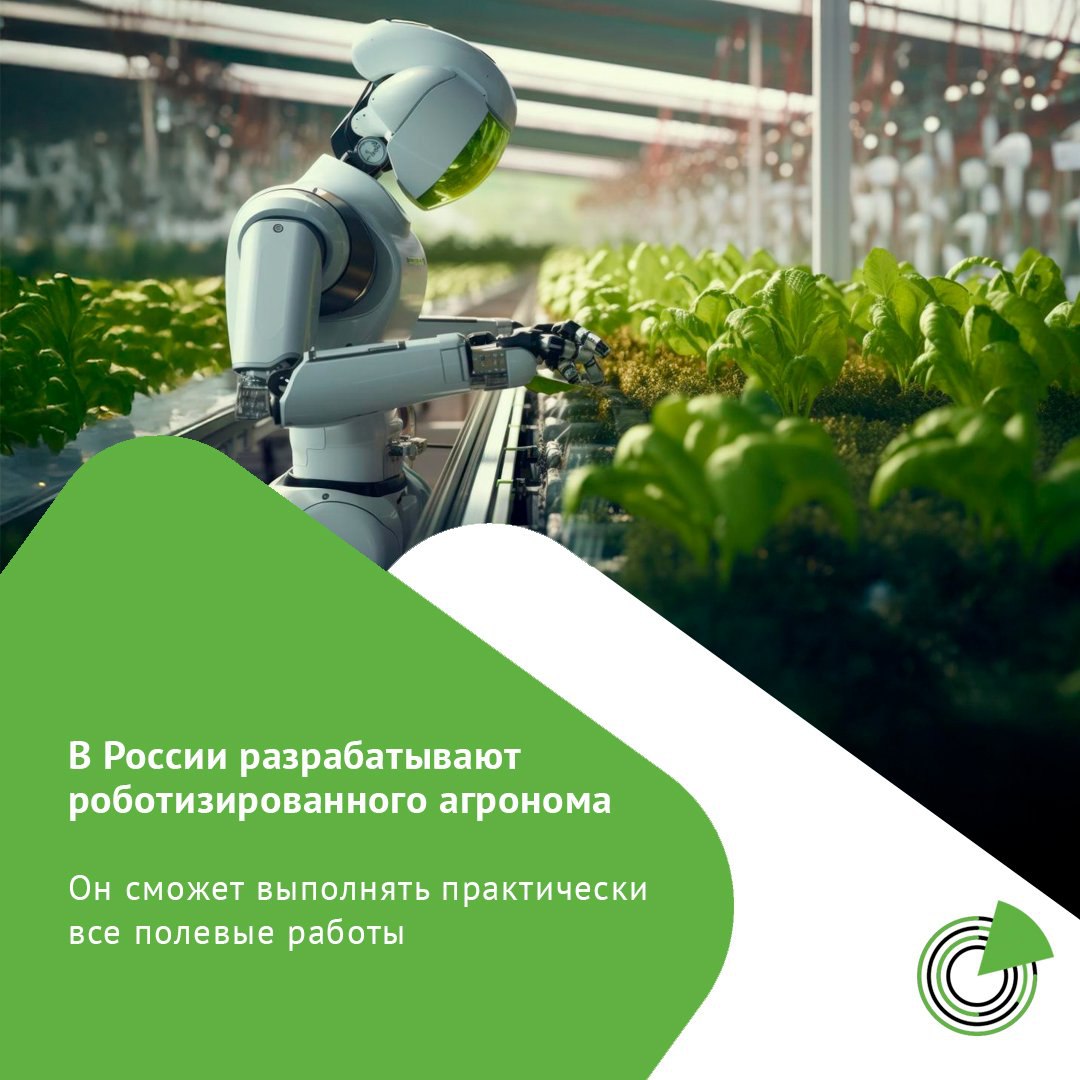 В РОССИИ РАЗРАБАТЫВАЮТ РОБОТИЗИРОВАННОГО АГРОНОМА В России разрабатывают роботизированного агронома который сможет выполнять буквально все полевые работы от культивации и сева до агрономического анализа почвы Он должен появиться до 2029 года сообщили в Минсельхозе РФ Аграриев разработка точно заинтересует считают в ведомстве Крупные холдинги уже знают о современных возможностях и умных технологиях а в малых формах хозяйствования не до конца понимают свою выгоду отметил на совещании в Совете Федерации замдиректора департамента цифровизации Минсельхоза Сергей Антошкин В связи с этим министерство через подведомственную структуру запустит серию обучающих семинаров на которых фермерам расскажут как можно использовать робота во благо Подробнее clck ru 3QMsP5