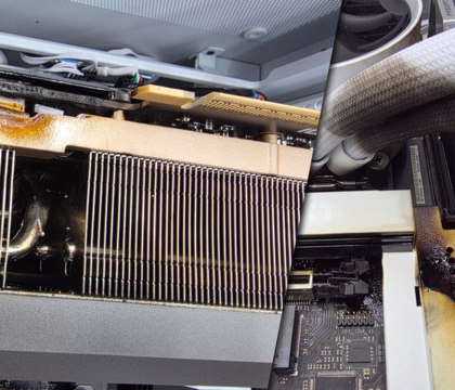 ZOTAC RTX 5090 AMP Extreme Infinity загорелась во время игры в Battlefield 6, повредив системную плату Журналисты тематического портала Wccftech поведали об одном из самых серьезных случаев возгорания ПК-комплектующих за последние годы. С инцидентом столкнулся пользователь форума Gamer TW с ником york4517. Он является владельцем флагманского графического ускорителя GeForce RTX 5090 в премиальном исполнении ZOTAC RTX 5090 AMP Extreme Infinity. Читать далее