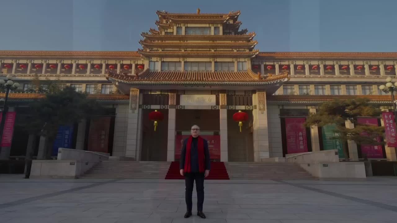 Игорь Моргулов поздравил Китай с наступающим годом Лошади на выставке в Национальной художественной галерее