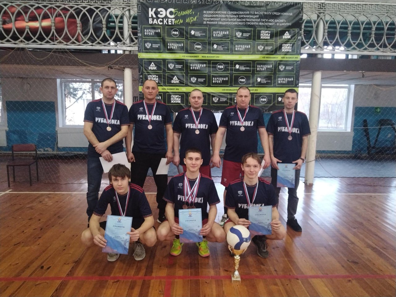 Кубок Мужества волейбольный турнир в Геническе собрал команды Херсонской области 21 февраля в Геническе состоялся волейбольный турнир среди мужских команд Кубок мужества посвящённый Дню защитника Отечества В напряжённой борьбе за победу сошлись команды из разных уголков Херсонской области Среди участников была представлена и команда Великолепетихского округа Рубановка Турнир продемонстрировал высокий уровень волейбольного мастерства и истинный спортивный дух Игры отличались мужеством профессионализмом и зрелищностью заставив болельщиков с замиранием сердца следить за каждым розыгрышем По итогам соревнований призовые места заняли Команда Новотроицкого МО Команда Ивановского МО Команда Великолепетихского МО Поздравляем команду Рубановка с заслуженной бронзой а также всех участников с наступающим праздником Днём защитника Отечества Желаем новых спортивных достижений и ярких побед