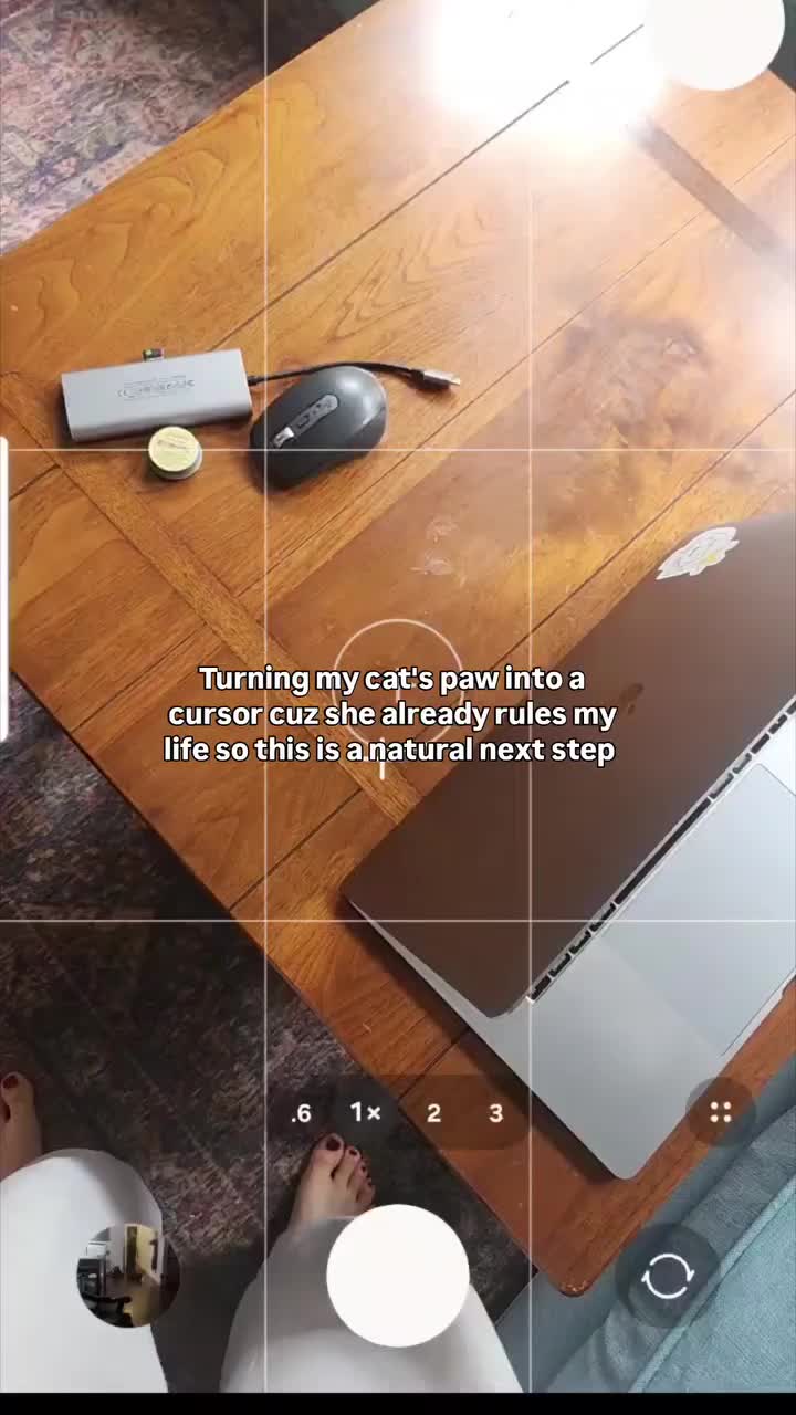 Лапка питомца может стать курсором на компьютере с помощью Photoshop и ИИ