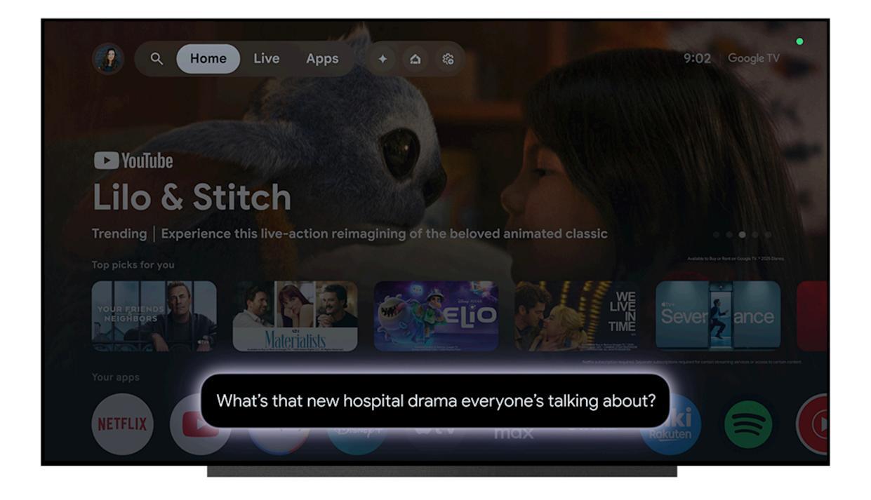 ИИ Gemini добрался до телевизоров на Google TV Компания Google официально предоставила доступ к нейросетевому ассистенту Gemini на первых телевизорах под управлением Google TV Пока ИИ появился только на телевизорах TCL но разработчики обещают внедрить его и в другие девайсы до конца 2025 года На текущий момент серия TCL QM9K единственные модели телевизоров с поддержкой искусственного интеллекта Google Google заявляет что скоро приложение появится на приставке Google TV Streamer а также в некоторых моделях Hisense и других телевизорах TCL Напомним Google представила интеграцию Gemini с телевизорами ещё на выставке CES в январе В отличие от привычного многим Google Assistant Gemini позволяет вести непринужденное общение на естественном языке Пользователи также могут активировать его командой Окей Google или нажатием кнопки микрофона на пульте Затем можно попросить ИИ найти что нибудь чтобы посмотреть вдвоём кроме драмы или узнать события предыдущего сезона сериала который вы пропустили Ждём когда Gemini доберётся и в другие девайсы умного дома iguides