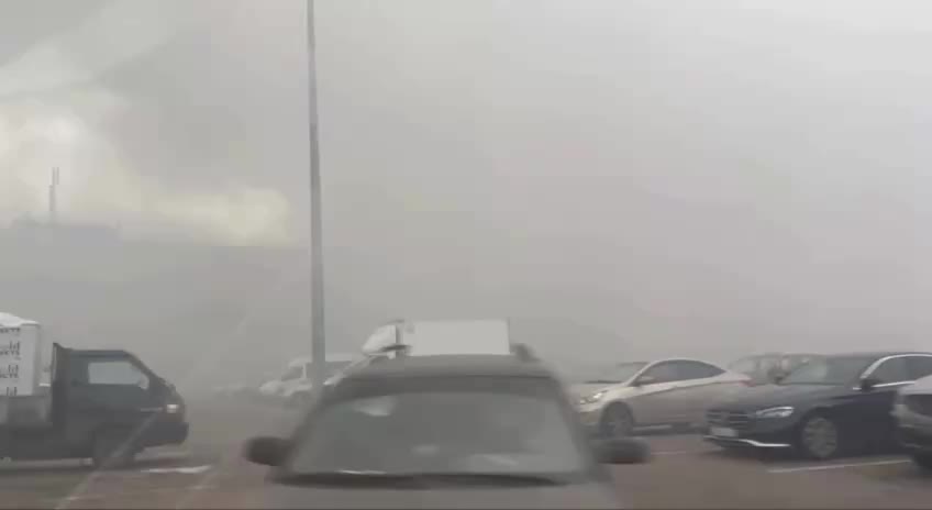 Пожар в Москве и Мытищах: задымление на Остоженке и у церкви Николая Чудотворца