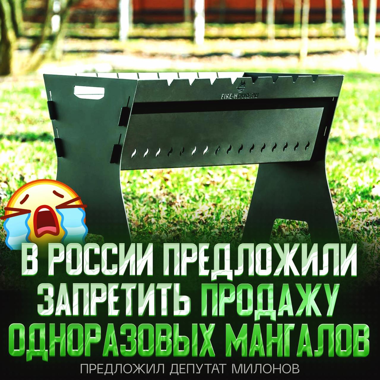 В России могут запретить одноразовые мангалы Виталий Милонов считает, что дешёвые мангалы загрязняют природу. Якобы они потом валяются в лесах вместе с пакетами, углём и объедками. — факты, тут не поспоришь с ним — БРЕД КАКОЙ-ТО Рифмы и Морген