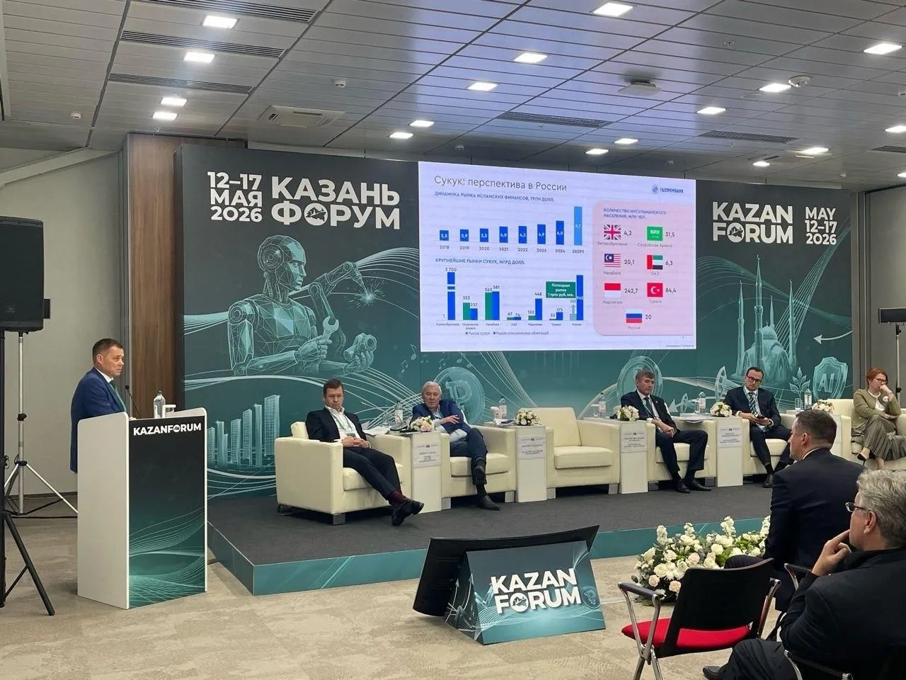 На KazanForum анонсировали дебютный выпуск сукук на российском долговом рынке Газпромбанк в роли координирующего банка организатора выступит одним из организаторов первой российской сделки в формате сукук аль мудараба Эмитентом выпуска выступает ВЭБ РФ Планируемый объем размещения составит порядка 3 5 млрд рублей срок обращения 2 года Сделка станет первым рыночным выпуском сукук аль мудараба в истории российского финансового рынка и важным этапом практической реализации механизмов партнерского финансирования в рамках действующей российской регуляторной базы Первый вице президент глава Блока рынков капитала Газпромбанка Денис Шулаков Являясь одним из ключевых эмитентов российского долгового рынка ВЭБ РФ предлагает инвесторам уникальную комбинацию сильного кредитного качества проектной экспертизы и высокой регуляторной надежности Именно поэтому дебютная сделка сукук на наш взгляд способна дать рынку надлежащий старт привлечь широкий круг инвесторов и заложить основу для дальнейшего развития рыночных инструментов партнерского финансирования в России В перспективе рассчитываем использовать накопленный опыт для развития международного сотрудничества привлечения зарубежных инвесторов и возможного выхода с подобными инструментами на внешние рынки Казань имеет все предпосылки чтобы стать новым региональным центром на основе партнерского финансирования О том что такое партнерское финансирование и почему это важно для российского рынка долга ниже рассказали аналитики канала Блог Рынков Капитала Газпромбанк в МАКС