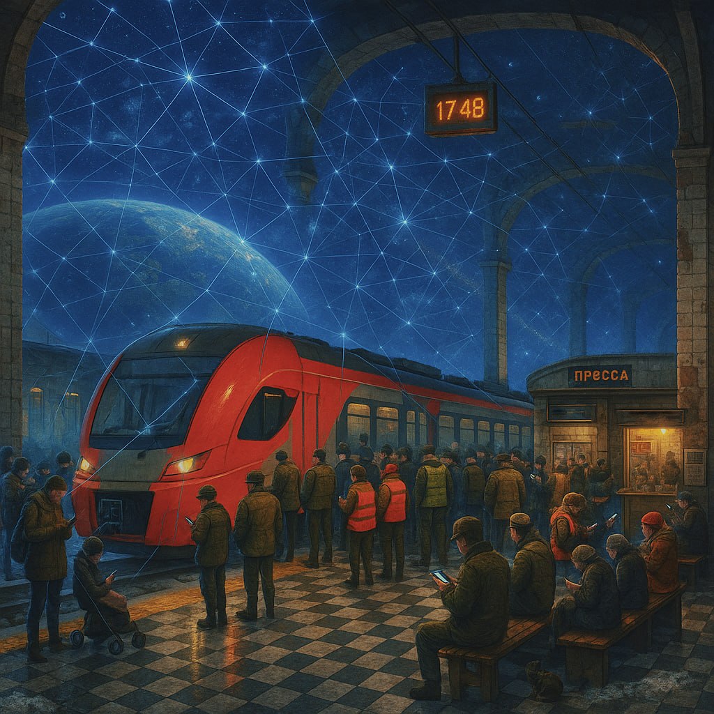 Цифра дня 3 5 петабайта интернет трафика скачали через публичный Wi Fi на российских железнодорожных вокзалах за 9 месяцев 2025 года Это почти на 60 больше чем год назад Больше всего трафика ушло на Восточном вокзале в Москве 56 Тб Ростове на Дону 53 Тб и Краснодаре 52 Тб По количеству подключений лидирует Брянск 234 тысячи сессий Дальше идут Курск Орёл Адлер и Нижний Новгород