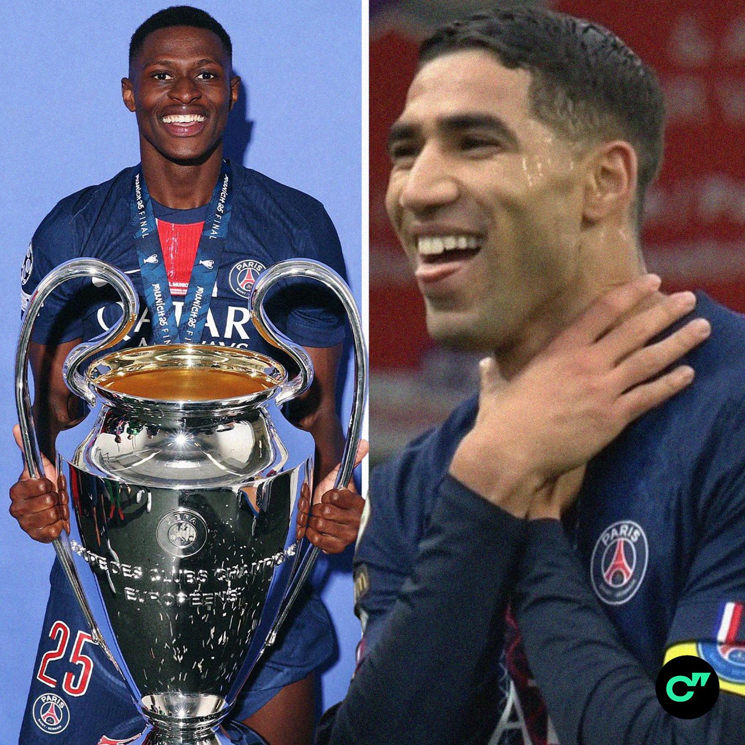 ПСЖ потерял сразу двух крайних защитников в матче с Баварией Хакими пропустит до 2 месяцев из за травмы голеностопа а Мендеш выбыл на несколько недель из за растяжения колена Сегодня защитник Баварии Станишич пошутил что партнеры сказали Диасу спасибо за подкат против Хакими Марсель или Аталанта