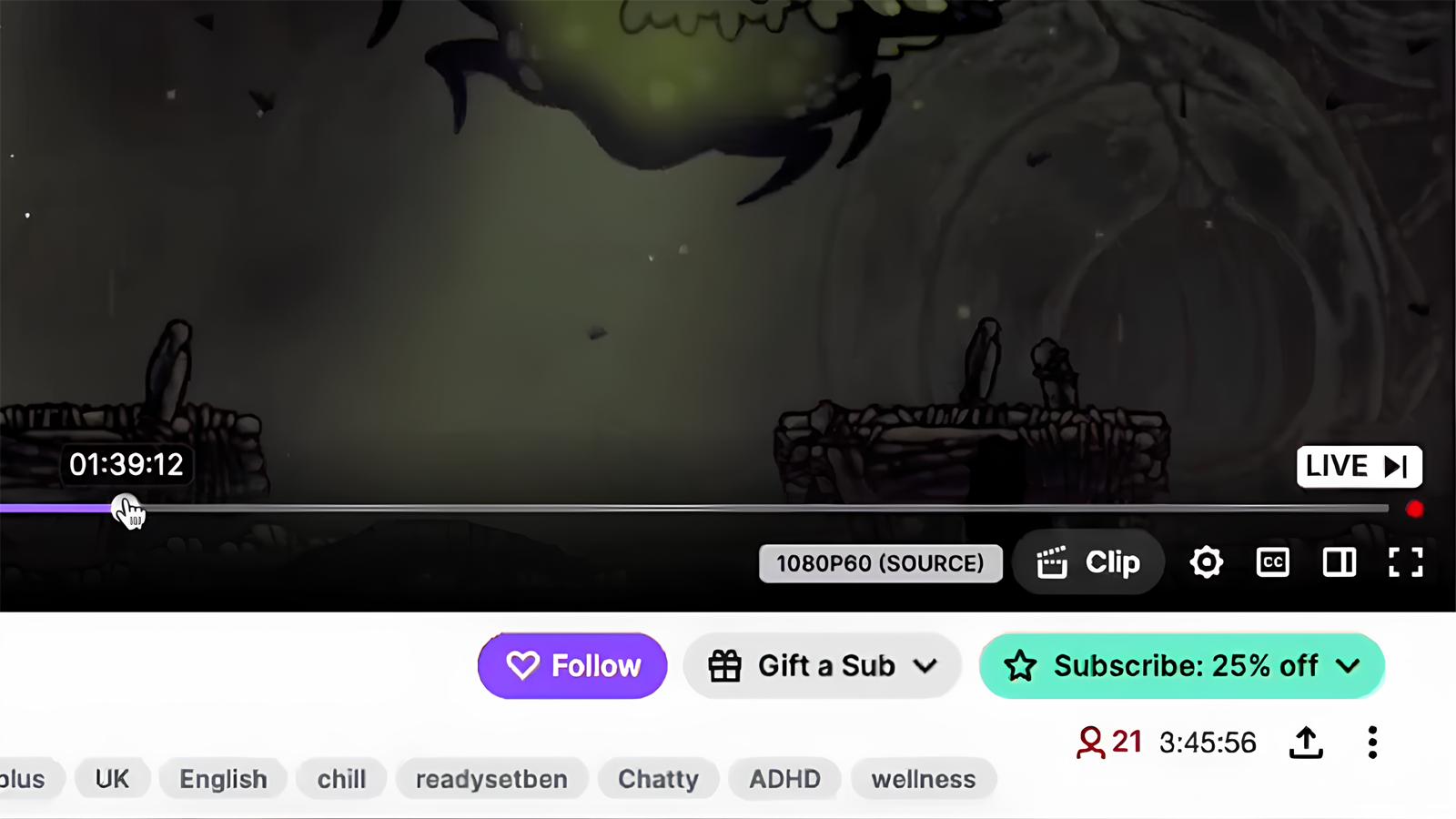 Не прошло и 10 лет На Twitch появилась перемотка прямых трансляций но пока только для подписчиков и только в веб версии Функцию пока только тестируют и в будущем доступ к ней должны получить все пользователи Twitch на всех платформах Стримерам потребуется самостоятельно включить функции перемотки и паузы в настройках На каналах диджеев перемотка работать не будет из за авторских прав Осталось дождаться чтобы стримы можно было перематывать вперёд rozetked me news 41783