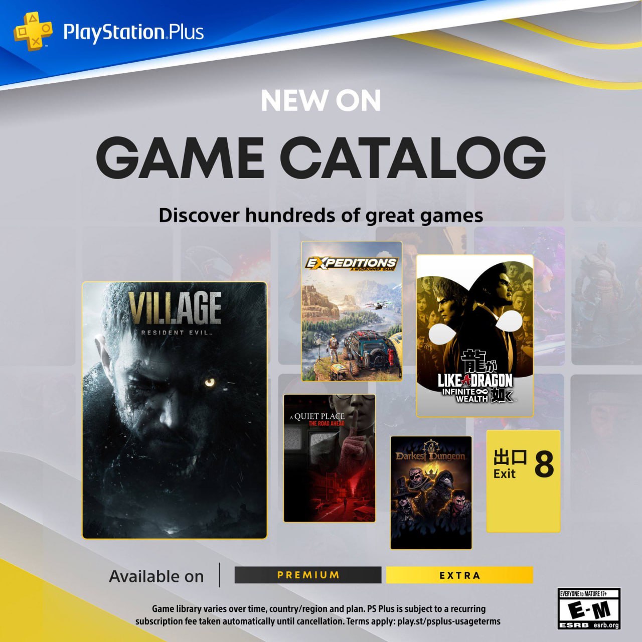 В PS Plus появятся RE Village и Like a Dragon Sony добавит новые игры в каталоги подписок Extra и Deluxe уже 20 января Список новых игр Resident Evil Village тот самый хоррор про деревню и леди Димитреску Like a Dragon Infinite Wealth японская юморная RPG про якудза на Гавайях Expeditions A MudRunner Game симулятор езды по бездорожью A Quiet Place The Road Ahead хоррор в мире слепых монстров The Exit 8 психологический хоррор квест в бесконечном подземном переходе Art of Rally аркадная ретро ралли с минималистичной графикой Ridge Racer классическая аркадная гонка на предельной скорости Купить подписку можно в indiaps bot
