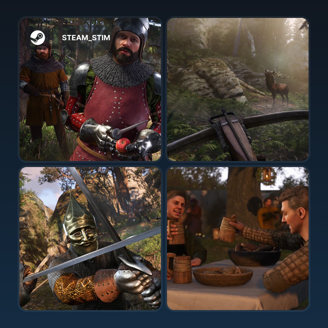 Kingdom Come Deliverance 2 вышла в Steam и на торрент-сайтах — в игре нет Denuvo  В Steam игра стоит $60 или 20100₸  в России недоступна  — онлайн уже более 100 тысяч игроков.  На "зелёных" сайтах игру можете найти сами  ‍     Steam Игры   Чат