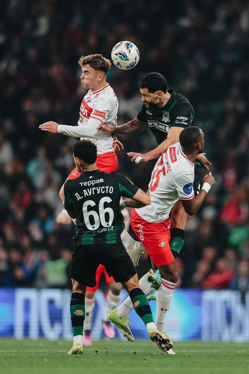 1   0   к перерыву Краснодар впереди Спасет игру Спартак Подписывайтесь на РИА Новости Спорт в MAX