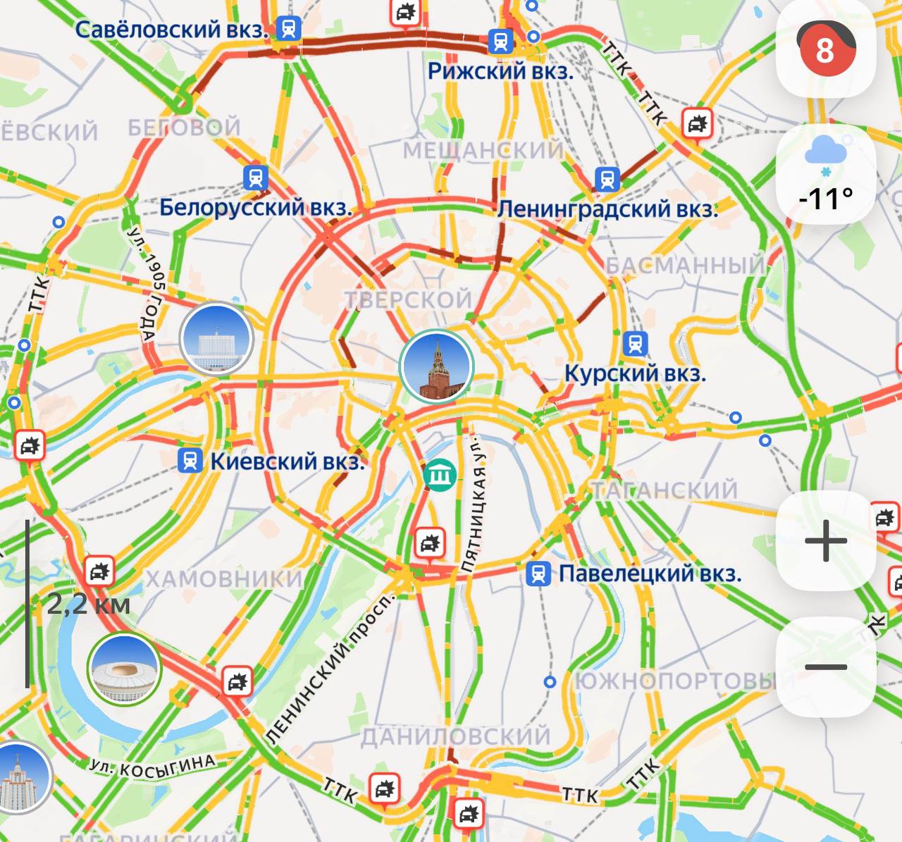 8 балльные пробки парализовали Москву из за снегопада К 18 00 ожидаются максимальные 10 баллов bankoffo