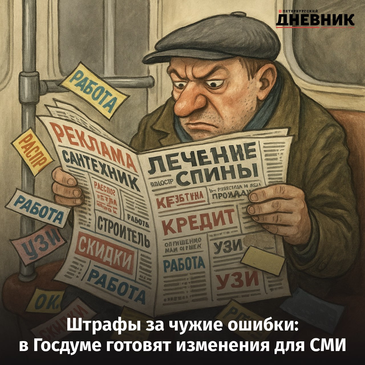 Сергей Боярский выступил за защиту СМИ от штрафов за ошибки рекламодателей Депутат Госдумы и глава комитета по информационной политике Сергей Боярский заявил о подготовке изменений в законодательство которые позволят защитить редакции от штрафов за некорректную возрастную маркировку в анонсах мероприятий Сейчас ответственность нередко ложится на СМИ даже если ошибка была допущена организаторами событий что особенно тяжело для небольших региональных изданий Инициативу парламентария поддержали на площадке Союза журналистов России и в Торгово промышленной палате Проект планируется вынести на предварительное рассмотрение экспертной комиссии партии Единая Россия Фото DALL E Подписаться на Петербургский дневник в МАХ