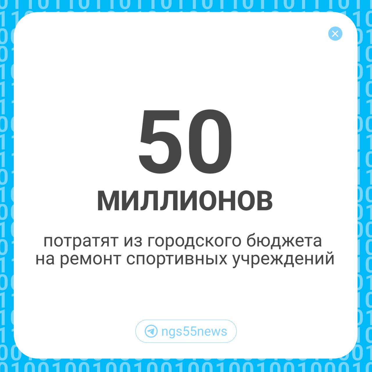 18 спортивных учреждений обновят в Омске в этом году. На работы выделено 50 млн из городского бюджета, сообщил мэр в тг-канале.   — Самый большой объем заберут на себя: возведение модульного здания в СШОР № 3», ремонт чаши бассейна в СК «Юность» и в спортшколе «Иртыш», замена футбольного покрытия на стадионе «Шинник», — пишет Шелест.  В остальных учреждениях заменят окна, проведут косметический ремонт и обновят системы экстренного оповещения.