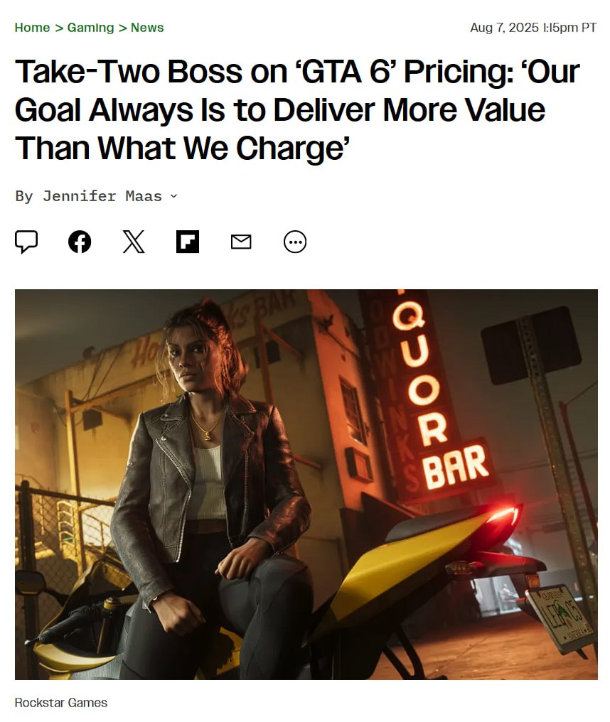 GTA VI может стоить от 80$ до $90  Недавнее заявление гендиректора Teke-Two Interactive  владельца Rockstar Games  ввело в ступор многих экспертов и геймеров в частности. По словам топ-менеджера, цель компании — дать игрокам больше, чем оно стоит на самом деле:  «Как вы знаете, подход отрасли заключается в том, чтобы выпускать продукцию по премиальной цене, иногда со специальными изданиями, а со временем, как правило, снижать цену, чтобы увеличить общий объём рынка. Мы делаем то же самое»  Аналитики при этом уверены, что ценник точно не преодолеют отметку в $100. Т.к. Rockstar много зарабатывает на онлайн-покупках внутри GTA Online, а высокая цена сократит количество прибыли.  Кажется пора вырезать уже две почки...