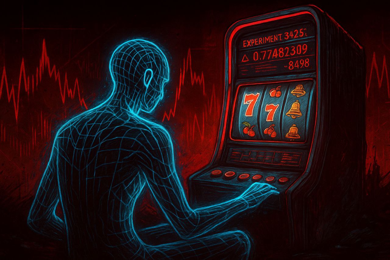 Нейросети оказались настоящими лудоманами их зависимость от азартных игр слишком похожа на человеческую Нейросети такие как GPT Gemini и Claude протестировали на симуляторе игровых автоматов выдав каждой по 100 долларов Модели быстро проявили поведение схожее с человеческой игровой зависимостью увеличивали ставки после проигрышей в надежде отыграться продолжали играть после выигрышей веря в полосу удачи и в итоге быстро банкротились ИИ демонстрировали иллюзию контроля считая что могут предсказать выигрыш или что после серии проигрышей обязательно повезёт Это показывает что языковые модели не просто имитируют человеческие ошибки а воспроизводят иррациональное поведение что ставит под сомнение их надёжность в управлении финансами