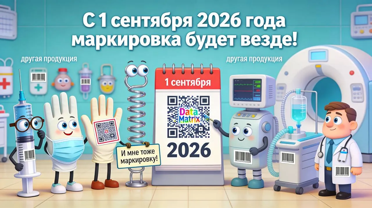 Правительство расширило перечень медицинских изделий для обязательной маркировки Правительство России расширило перечень медицинских изделий подлежащих обязательной маркировке в государственной системе Честный знак С 1 сентября 2026 года средства идентификации будут наноситься на шприцы медицинские маски перчатки коронарные стенты компьютерные томографы аппараты для искусственного дыхания и другую продукцию Соответствующее распоряжение уже подписано в кабинете министров С 1 сентября 2026 года средства идентификации будут наноситься на следующие медицинские изделия шприцы салфетки пробирки медицинские маски обеззараживатели воздуха в том числе бактерицидные ортопедическую обувь коронарные стенты слуховые аппараты компьютерные томографы медицинские перчатки аппараты для искусственного дыхания инкубаторы для новорожденных Подписывайтесь в МАХ