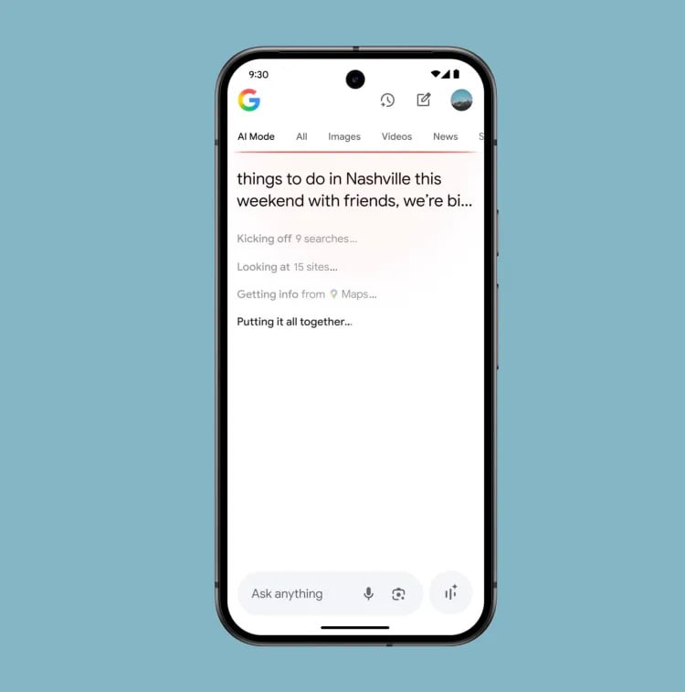 Google представил НЕЙРО AI Mode Google на своей конференции I/O объявил о новой вкладке AI Mode для всех пользователей в США. AI Mode — это полноценная интеграция чат-бота в стиле Gemini прямо в поисковую выдачу. Вы можете не только находить ссылки, но и получать мгновенные ответы, задавать уточняющие вопросы и просить ИИ синтезировать информацию так, как вы никогда не найдете на обычной веб-странице. Что нового появилось в AI Mode? Функция Deep Search превращает ваш запрос в целую серию поисков, собирая и обобщая информацию, чтобы дать вам полную и связную картину даже по сложным темам. Project Mariner теперь может самостоятельно выполнять действия за вас — бронировать билеты, искать лучшие цены и даже совершать покупки. А Search Live позволяет взаимодействовать с поисковиком через разговор или просто наводя камеру на интересующие вас объекты. Но самое интересное — AI Mode теперь может получать доступ к вашим прошлым поисковым запросам, а при желании даже к электронной почте, чтобы лучше понимать, кто вы и что вам важно. Руководители Google не скрывают, что видят в этом фундаментальное изменение самой сути поиска. "Раньше поиск ограничивался тем, что если где-то есть информация, я могу доставить ее обратно", — говорит Ник Фокс, руководитель продуктов Google по работе с информацией. Теперь же, благодаря ИИ, поисковик может анализировать, трансформировать, соединять разрозненные факты и синтезировать новое знание. Лиз Рид, возглавляющая команду поиска Google, и вовсе считает, что привычная страница результатов поиска была лишь временным решением, обусловленным структурой самого веба. Теперь, когда ИИ-модели могут обходить эту структуру, Google планирует создавать абсолютно разные интерфейсы для каждого запроса чтобы это ни значило…